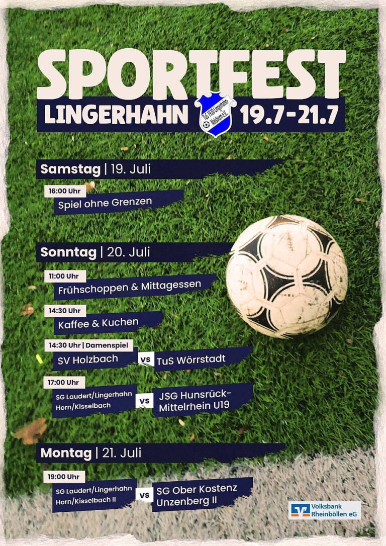 Flyer Sportfest 2025